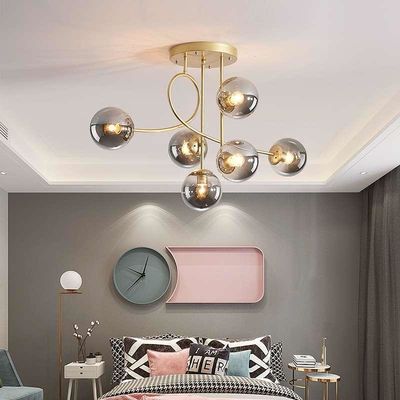 Modern Glass Ball Chandeliers for Dining Room Kitchen Living Room Bedroom Hanging modern led chandeliers(WH-MI-283)
