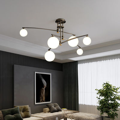 Postmodern glass chandelier Nordic led ceiling chandelier creative magic bean long chandelier (WH-MI-285)