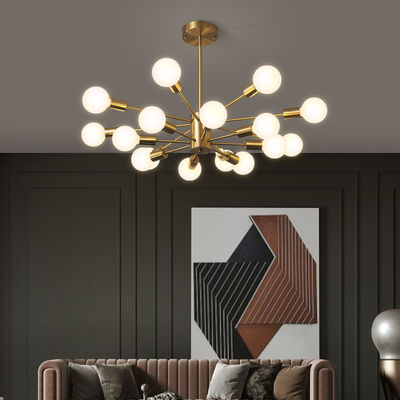 Nordic Led Glass Ball Copper Chandelier Luxury Golden Ceiling chandelier bubbles(WH-MI-288)
