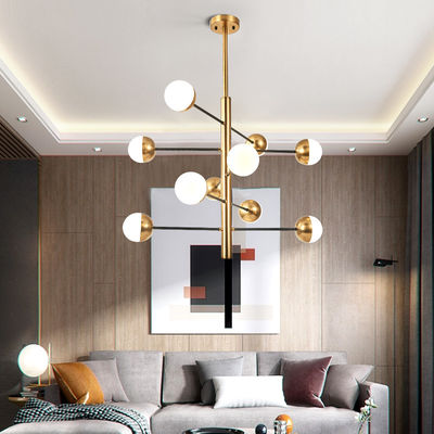 Glass Ball Chandeliers for Dining Room Kitchen Living Room Bedroom Hanging Ceiling Chandelier (WH-MI-293)