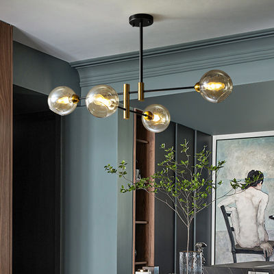 Nordic Glass Ball Chandelier Lighting For Dinning Room Bedroom Kitchen Modern stair chandelier(WH-MI-294)