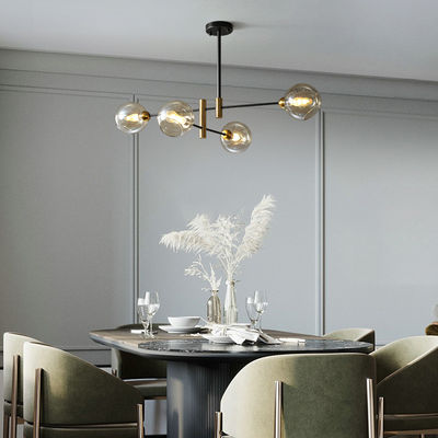 Nordic Glass Ball Chandelier Lighting For Dinning Room Bedroom Kitchen Modern stair chandelier(WH-MI-294)