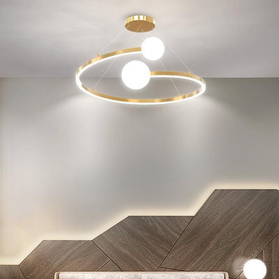 Nordic lamp Modern Led Pendant lights For Dining room Living room Shop Circle Chandelier(WH-MI-299)