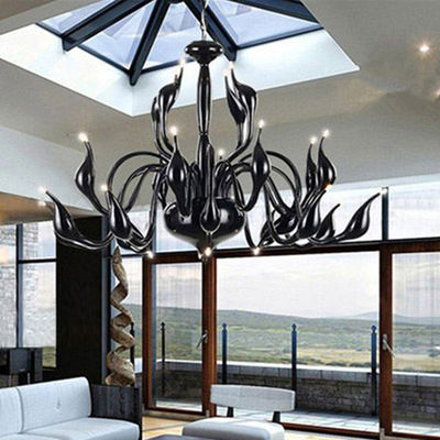 Living room Bedroom Kitchen Indoor Staircase Art Decor Swan Chandelier Lighting(WH-MI-300)