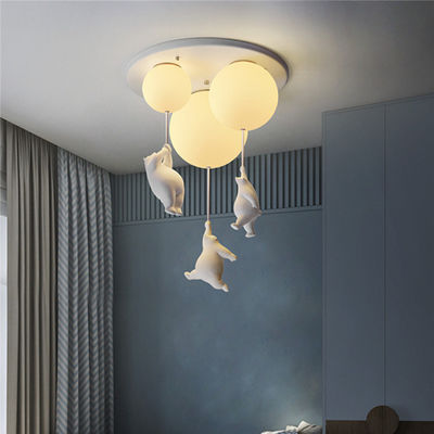 Modern LED balloon Ceiling Lights Warm Cartoon Bear Ceiling lamp Kids room chandelier (WH-MI-303)