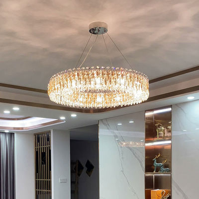 Luxury Living Room Sitting room Metal Round gold ceiling light(WH-MI-306)