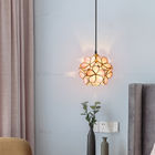 Nordic luxury pendant light warm bedroom pink lamp entrance hallway lamp children's room Glass Pendant Lights(WH-AP-163)
