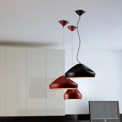 Nordic black vintage industrial pendant light metal lampshade for Dining Room Bedroom Decoration pendant Lamp(WH-AP-164)