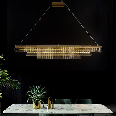 LED italian design lamp Dining Room Island Modern Luxury Long acrylic Living Room Bar Office Pendant Lamp(WH-AP-170)