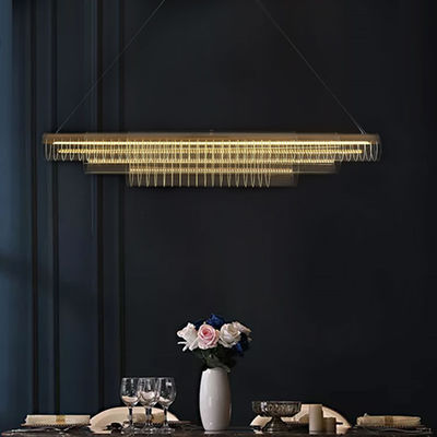 LED italian design lamp Dining Room Island Modern Luxury Long acrylic Living Room Bar Office Pendant Lamp(WH-AP-170)
