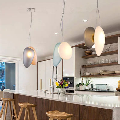Post modern 4 Colors Style designer pendant lamp Special Shaped Led glass lamp  Living room Pendant Lamp(WH-AP-180)
