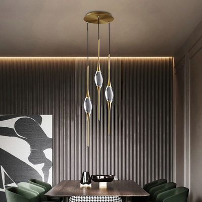 Nordic Crystal pendant lights Black / Golden Plated Rod Light with Shiny suspension lamp LED Pendant Lamp(WH-AP-181)