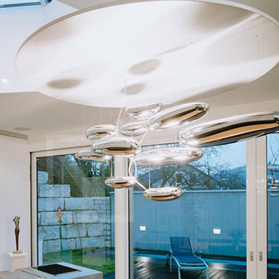 Nordic Glass Pendant Lamp New Drops pendant lights silver Indoor Home Lighting Decoration Mercury Collection(WH-AP-183)