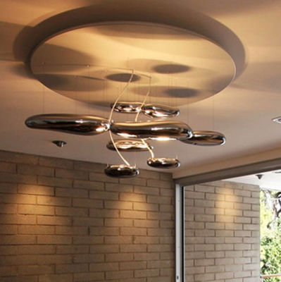 Nordic Glass Pendant Lamp New Drops pendant lights silver Indoor Home Lighting Decoration Mercury Collection(WH-AP-183)