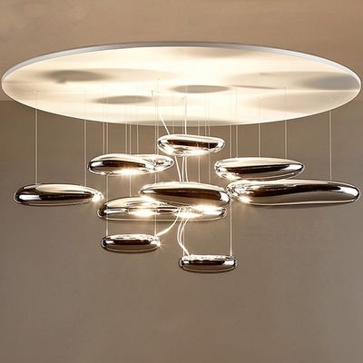 Nordic Glass Pendant Lamp New Drops pendant lights silver Indoor Home Lighting Decoration Mercury Collection(WH-AP-183)