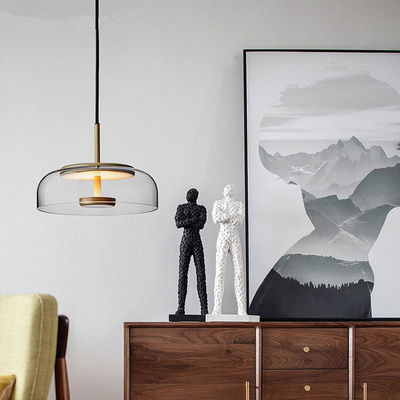 Nordic Clear Glass Pendant Lights Led Gold Modern for Dining Room Indoor Home Loft kitchen Pendant Light(WH-AP-185)