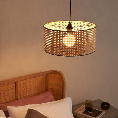 Japanese pendant light Modern Rattan Pendant Light for Living Room Dining Room tatami lamp Suspension Lamp(WH-AP-188)