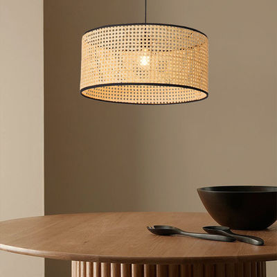 Japanese pendant light Modern Rattan Pendant Light for Living Room Dining Room tatami lamp Suspension Lamp(WH-AP-188)