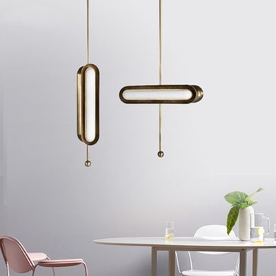 Modern metal Pendant lamp Designrer Simple LED Lights Nordic LOFT Restaurant Kitchen Living Room Pendant Lamp(WH-AP-190)