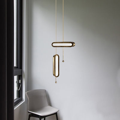 Modern metal Pendant lamp Designrer Simple LED Lights Nordic LOFT Restaurant Kitchen Living Room Pendant Lamp(WH-AP-190)