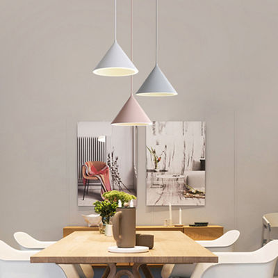 Modern small Pendant Lamp Led Cone Light Fixture With Aluminum Lampshade For Cafe Bar Restaurant Pendant Lamp(WH-AP-193)