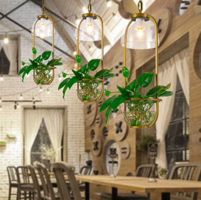 Pastoral Pendant Light American Style Restaurant Creative Cafe hotel decor Glass Pendant Light Hanging lamp(WH-AP-194)