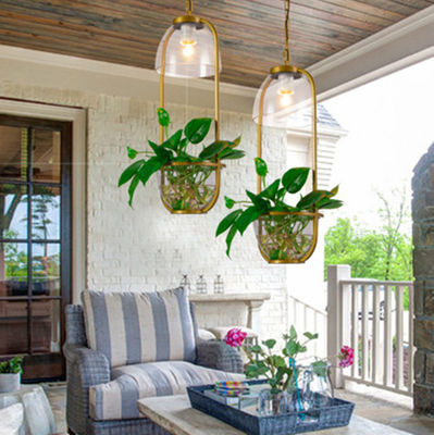 Pastoral Pendant Light American Style Restaurant Creative Cafe hotel decor Glass Pendant Light Hanging lamp(WH-AP-194)