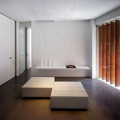 Modern linear pendant light DIY Line Geometric Light Vintage for Living Room Dining Room Kitchen Pendant Lamp(WH-AP-197)