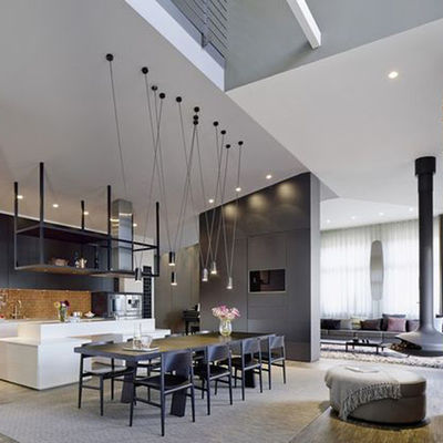 Modern linear pendant light DIY Line Geometric Light Vintage for Living Room Dining Room Kitchen Pendant Lamp(WH-AP-197)