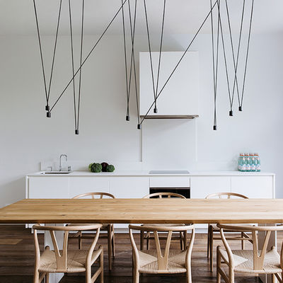 Modern linear pendant light DIY Line Geometric Light Vintage for Living Room Dining Room Kitchen Pendant Lamp(WH-AP-197)