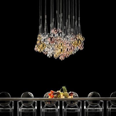 Modern Glass Pendant Lights Nordic lamp gold ​Fashion Bedroom Dining  Lighting for Designers Pendant Light(WH-AP- 200)