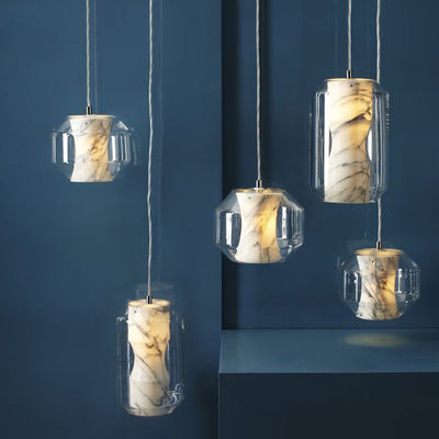Nordic Modern marble Pendant Lights Hall Restaurant Hotel Glass Pendant Lamps Home Decoration Chamber Light(WH-AP-204)