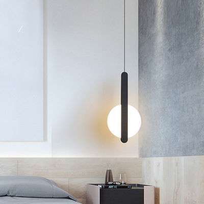 Nordic black Pendant Light Bedside Kitchen Modern trumpet lamp Bedroom Bedside Hanging Lamp Pendant lamp(WH-AP-205)