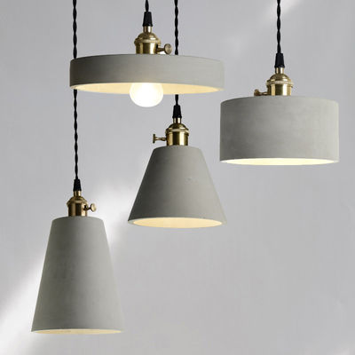 Nordic Industrial cement Pendant Light designer suspension For Bedroom Dining Room Loft Pendant Lamp(WH-AP-207)