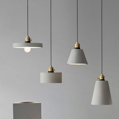 Nordic Industrial cement Pendant Light designer suspension For Bedroom Dining Room Loft Pendant Lamp(WH-AP-207)