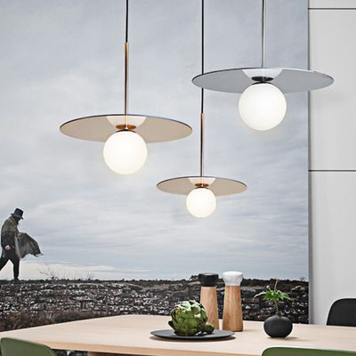 Modern glass lamp LED Loft Nordic minimalist Pendant Lamp Restaurant Ceilling Chandelier Bedroom Pendant Lamp(WH-AP-214)