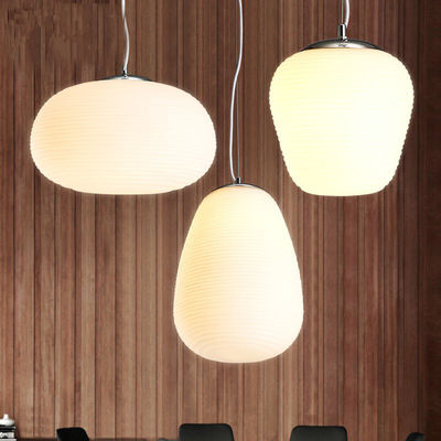 Postmodern White Pendant Lamps Glass light designer Thread Pendant Lamps restaurant Bedroom Suspension light(WH-AP-220)