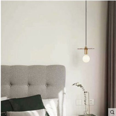 Nordic glass ball pendant light gold/White/black pendant light for boys room Living Room Suspension Lights(WH-AP-221)