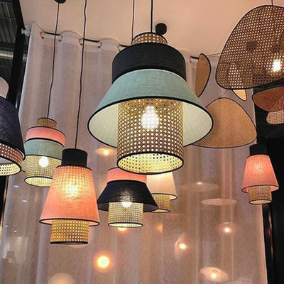 Japanese Pendant Lights Modern bamboo Pendant Lights Art Decor Restaurant Living Room Study Suspension Lights(WH-AP-226)