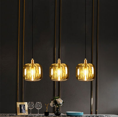 Simple crystal pendant lighting bedside modern linear pendant light luxury dining table bar Suspension light(WH-AP-235)