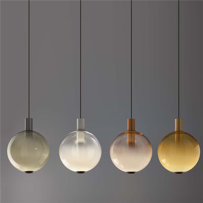 Modern Glass Ball Pendant Lights Creative Designer Luxury lamp Restaurant Beam Stick Nuance Pendant lamp(WH-AP-236)