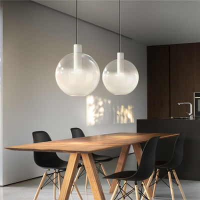 Modern Glass Ball Pendant Lights Creative Designer Luxury lamp Restaurant Beam Stick Nuance Pendant lamp(WH-AP-236)