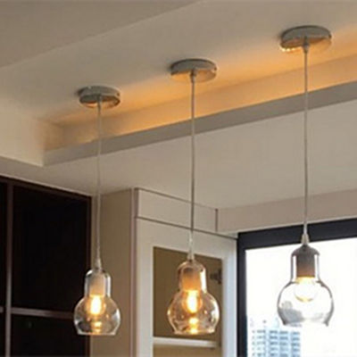 Nordic industrial lamp vintage Loft Pendant Lights Glass Pendant lamp Kitchen Dining Room Mega  Pendant Lamp(WH-AP-237
