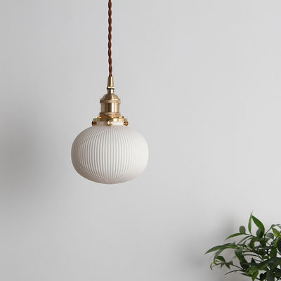 Japanese style lamp Personality Creative Pendant Light Luxury Simple Dining Room Bar Retro Pendant Light(WH-AP-238)