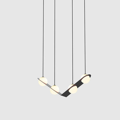 Nordic Iron Pendant Lamp Creative Simple pendant light Modern Art Living Room Bedroom kitchen  Collection Line(WH-AP-241