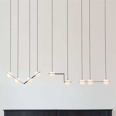 Nordic Iron Pendant Lamp Creative Simple pendant light Modern Art Living Room Bedroom kitchen  Collection Line(WH-AP-241