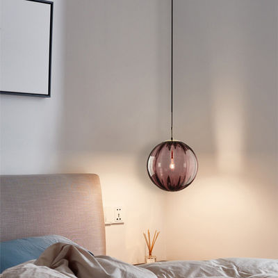 Nordic Glass Pendant Lamp E27 LED Modern Minimalist Creativity Lights for Dining Room Study Bar Pendant Light (WH-AP-242