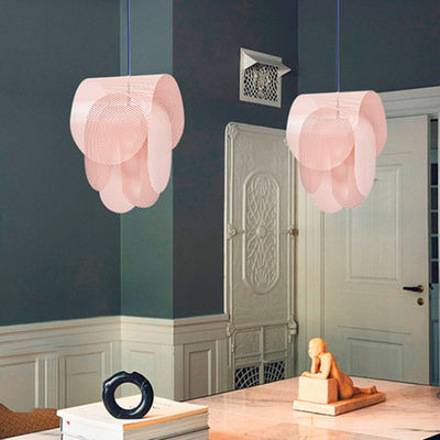 Nordic pink pendant lamp minimalist design lamp for hotel Perforated dining room cafe bedroom Pendant Light(WH-AP-247)