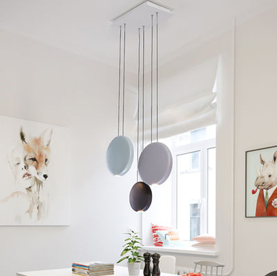 Post-modern round pendant light Art Restaurant Nordic Simple Dining Table Bedside Bed Round pendant Lamp(WH-AP-251)