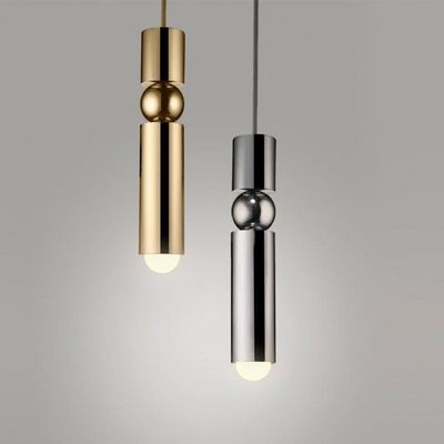 Nordic Simple Gold Pendant Light Loft Single long wire light Head Bedside Kitchen Drop Led Pendant Light(WH-AP-253)